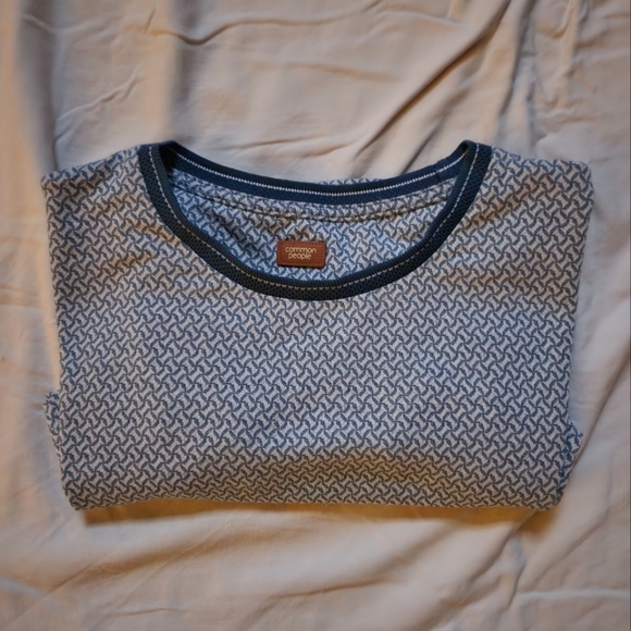 Common People Knitted Cotton Short Sleeve T-Shirt (Medium) - Picture 4 of 4